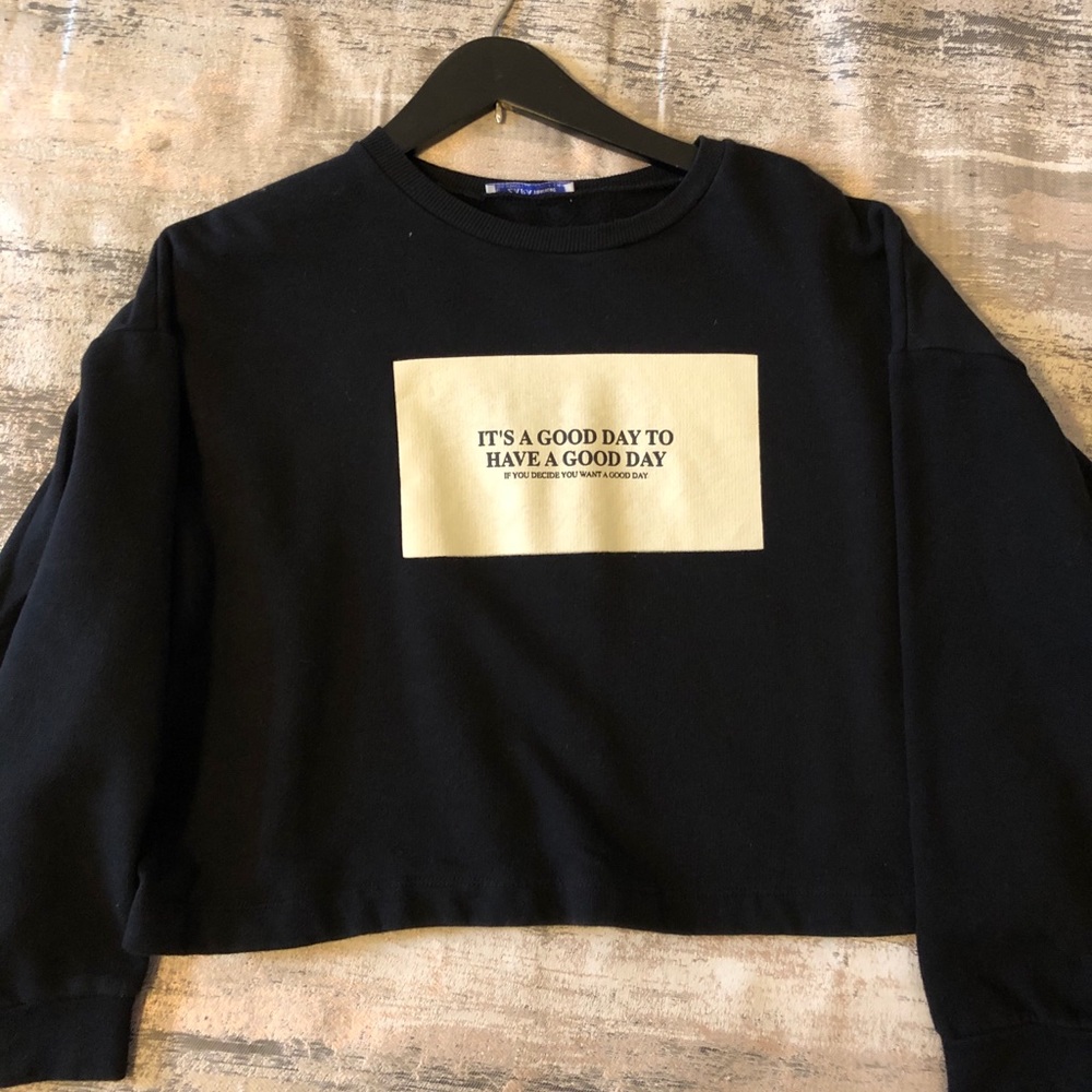 Cropped crew neck Zara